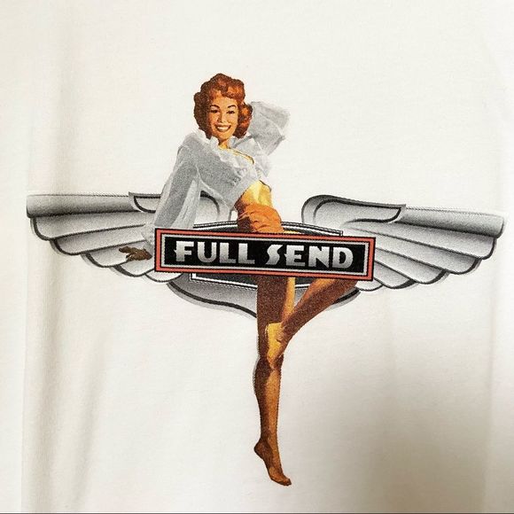 nelk boys - full send pin up crop tee - Picture 2 of 5